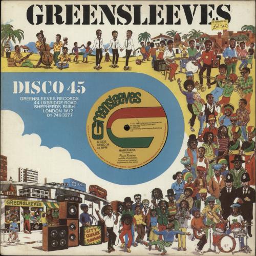 Pappa Ranking And The Lionhearts Marijuana 12" vinyl single (12 inch record / Maxi-single) UK 9CQ12MA881693