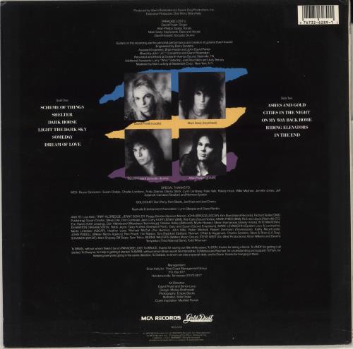 Paradise Lost (US) Paradise Lost vinyl LP album (LP record) US 1C4LPPA709566