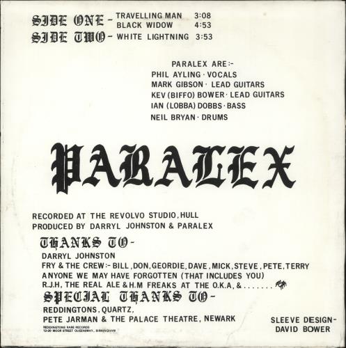 Paralex White Lightning - Green Vinyl 12" vinyl single (12 inch record / Maxi-single) UK QBR12WH869527