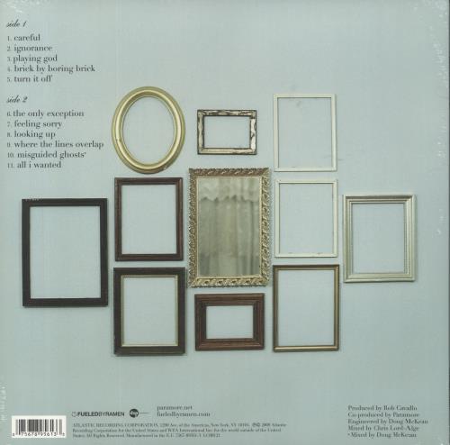 Paramore Brand New Eyes - Sealed vinyl LP album (LP record) UK OR8LPBR858824