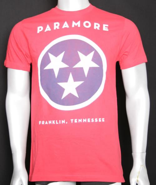 Paramore Paramore - Franklin, Tennessee - medium t-shirt US OR8TSPA553702