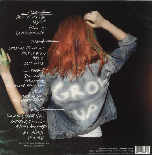 Paramore Paramore 2-LP vinyl record set (Double LP Album) US OR82LPA881186