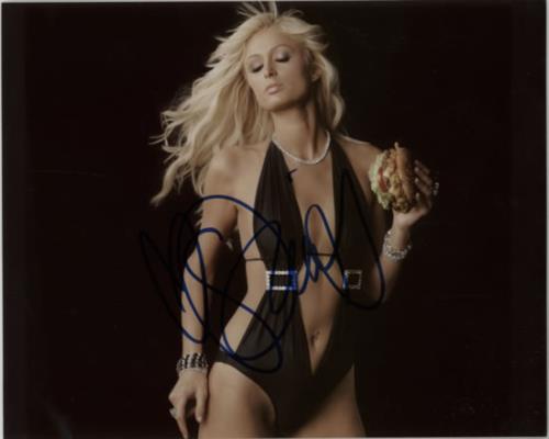 Paris Hilton Autographed Photographic Print memorabilia UK 69RMMAU604136