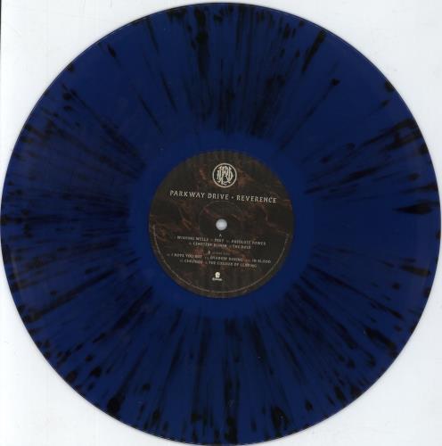 Parkway Drive Reverence - Blue + Black Splatter Vinyl vinyl LP album (LP record) UK QKWLPRE803809