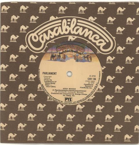 Parliament Aqua Boogie 7" vinyl single (7 inch record / 45) UK PLT07AQ692494