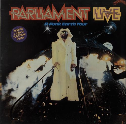 Parliament Live - P. Funk Earth Tour + Poster 2-LP vinyl record set (Double LP Album) UK PLT2LLI644380