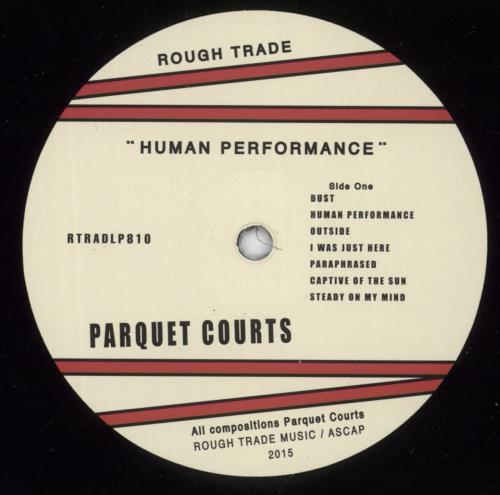 Parquet Courts Human Performance vinyl LP album (LP record) US QBTLPHU875673