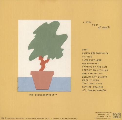 Parquet Courts Human Performance vinyl LP album (LP record) US QBTLPHU875673