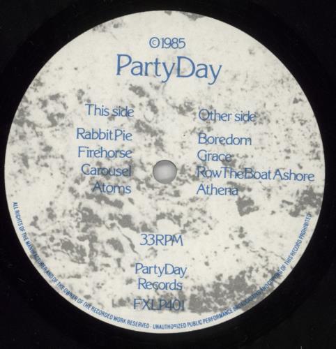 Party Day Glasshouse vinyl LP album (LP record) UK QBZLPGL682470