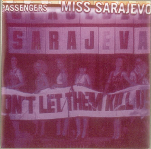 Passengers Miss Sarajevo - Posterbag CD single (CD5 / 5") UK PSSC5MI55571