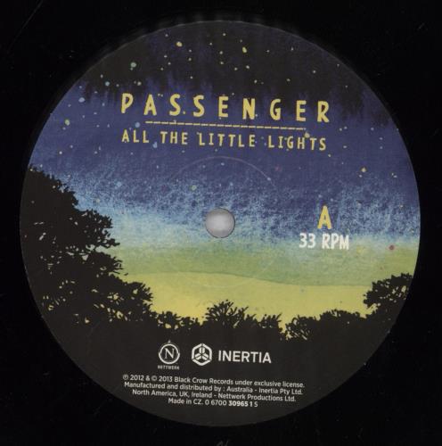 Passenger All The Little Lights vinyl LP album (LP record) US PGALPAL839464