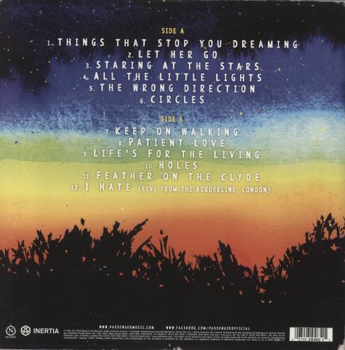 Passenger All The Little Lights vinyl LP album (LP record) US PGALPAL839464