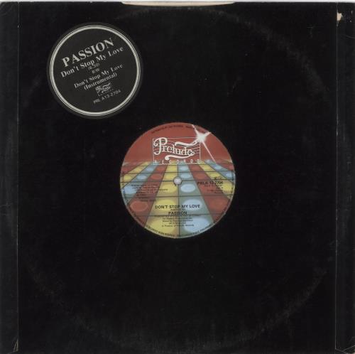 Passion Don't Stop My Love 12" vinyl single (12 inch record / Maxi-single) UK -1S12DO891114