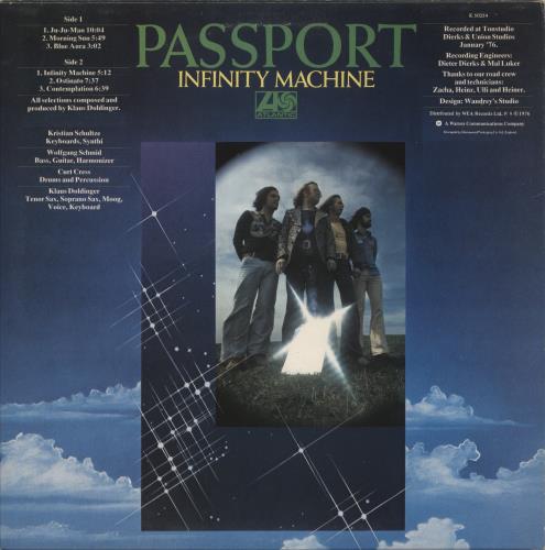 Passport Infinity Machine vinyl LP album (LP record) UK P78LPIN877254