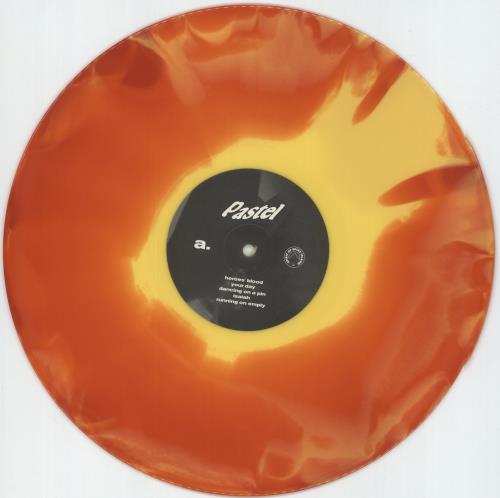 Pastel Souls In Motion - Red and Gold Sunburst Vinyl - Signed vinyl LP album (LP record) UK 9Z5LPSO879413