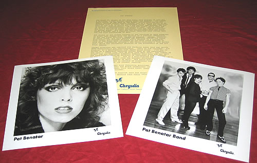 Pat Benatar Crimes Of Passion media press pack US BENPPCR341169