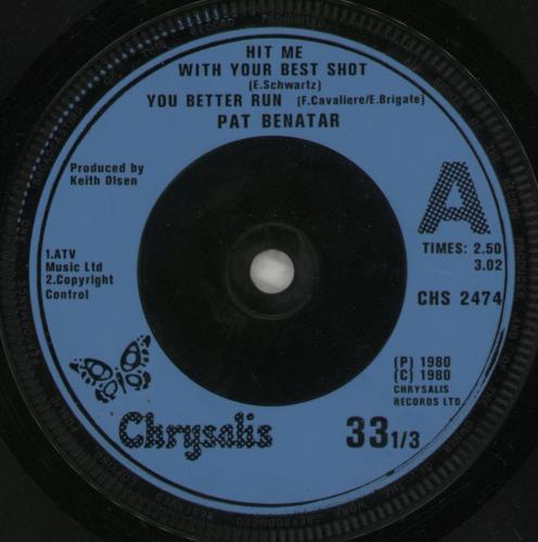 Pat Benatar EP - Blue Injection 7" vinyl single (7 inch record / 45) UK BEN07EP666474