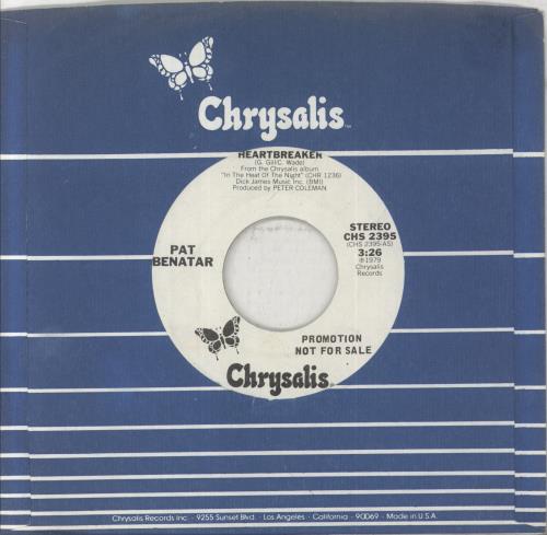 Pat Benatar Heartbreaker 7" vinyl single (7 inch record / 45) US BEN07HE861387