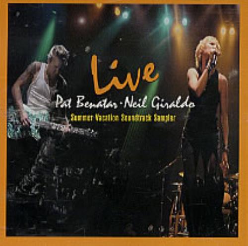 Pat Benatar Live - Sampler CD single (CD5 / 5") US BENC5LI217380