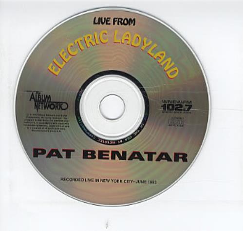 Pat Benatar Live From Electric Ladyland CD album (CDLP) US BENCDLI277893