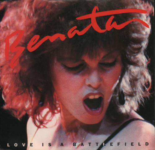 Pat Benatar Love Is A Battlefield 7" vinyl single (7 inch record / 45) US BEN07LO666438