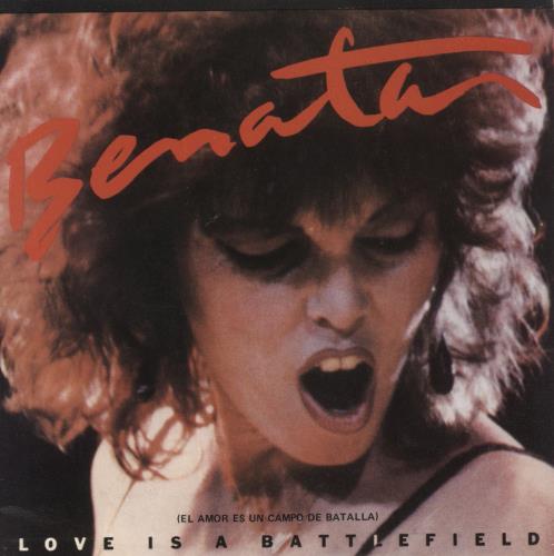 Pat Benatar Love Is A Battlefield 7" vinyl single (7 inch record / 45) Spanish BEN07LO850820