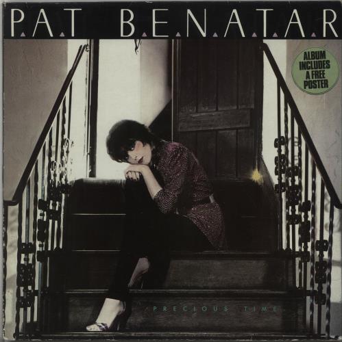 Pat Benatar Precious Time + Poster vinyl LP album (LP record) UK BENLPPR588362