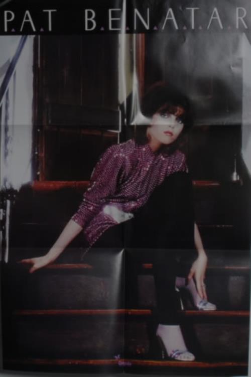 Pat Benatar Precious Time + Poster vinyl LP album (LP record) UK BENLPPR588362