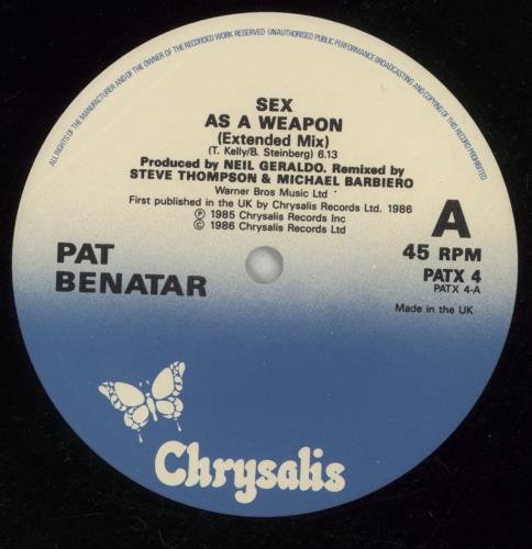 Pat Benatar Sex As A Weapon 12" vinyl single (12 inch record / Maxi-single) UK BEN12SE237422