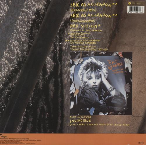 Pat Benatar Sex As A Weapon 12" vinyl single (12 inch record / Maxi-single) German BEN12SE666770