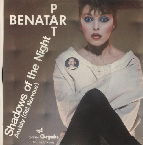 Pat Benatar Shadows Of The Night 7" vinyl single (7 inch record / 45) Italian BEN07SH850931