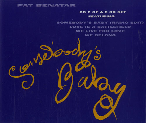 Pat Benatar Somebody's Baby - Part 2 CD single (CD5 / 5") UK BENC5SO67154