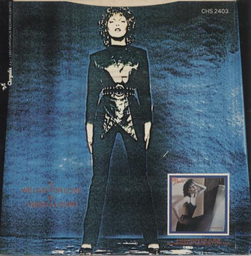 Pat Benatar We Live For Love 7" vinyl single (7 inch record / 45) UK BEN07WE171667