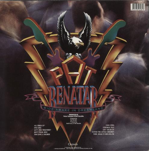 Pat Benatar Wide Awake In Dreamland vinyl LP album (LP record) UK BENLPWI245158