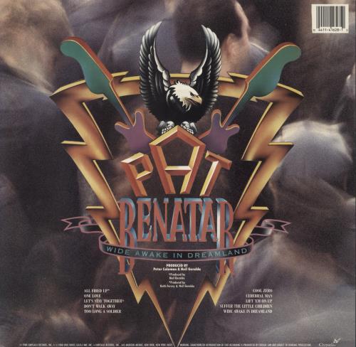 Pat Benatar Wide Awake In Dreamland vinyl LP album (LP record) US BENLPWI737615