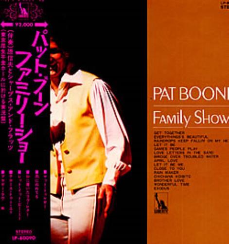 Pat Boone Pat Boone Family Show vinyl LP album (LP record) Japanese PAOLPPA224512