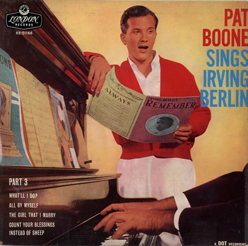 Pat Boone Sings Irving Berlin - Part 3 EP 7" vinyl single (7 inch record / 45) UK PAO07SI556914