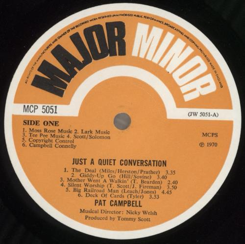 Pat Campbell Just A Quiet Conversation vinyl LP album (LP record) UK P34LPJU857353