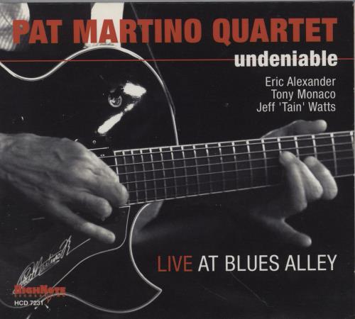 Pat Martino Undeniable CD album (CDLP) US PJVCDUN756200