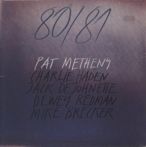 Pat Metheny 80/81- VG 2-LP vinyl record set (Double LP Album) German PME2LVG891622