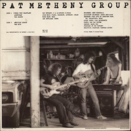 Pat Metheny American Garage vinyl LP album (LP record) German PMELPAM494882