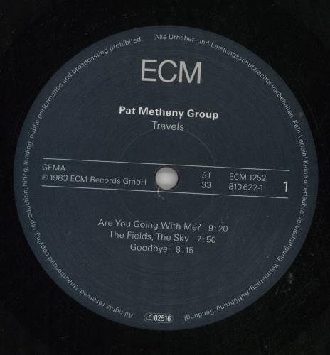 Pat Metheny Travels - 180 Gram 2-LP vinyl record set (Double LP Album) German PME2LTR869313