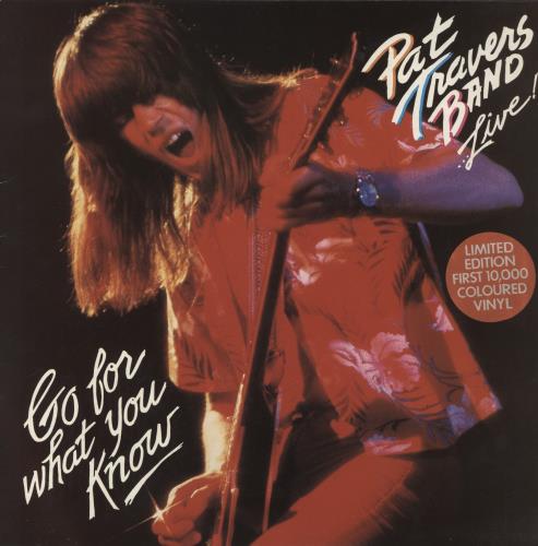 Pat Travers Go For What You Know - Red Vinyl vinyl LP album (LP record) UK PVSLPGO701648