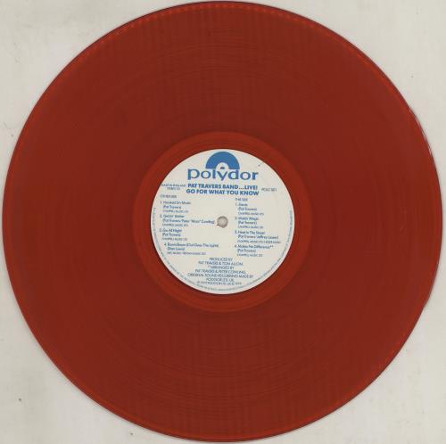 Pat Travers Go For What You Know - Red Vinyl vinyl LP album (LP record) UK PVSLPGO701648