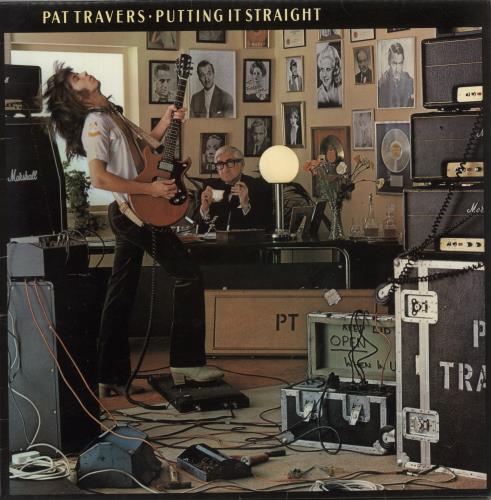 Pat Travers Putting It Straight + Inner vinyl LP album (LP record) UK PVSLPPU547601