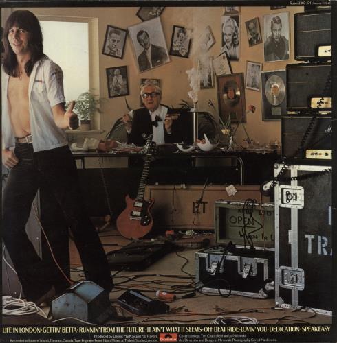 Pat Travers Putting It Straight + Inner vinyl LP album (LP record) UK PVSLPPU547601