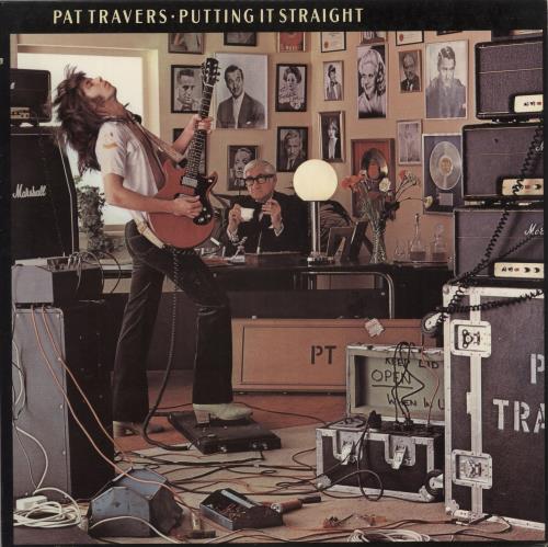 Pat Travers Putting It Straight vinyl LP album (LP record) US PVSLPPU882131