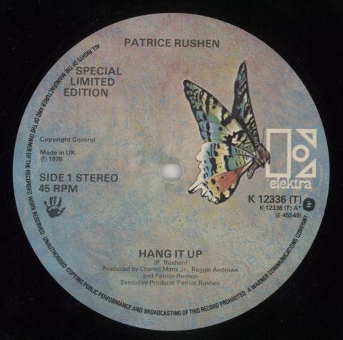 Patrice Rushen Hang It Up 12" vinyl single (12 inch record / Maxi-single) UK PTR12HA849489