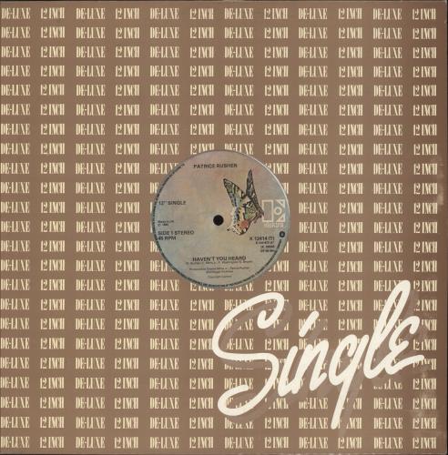 Patrice Rushen Haven't You Heard 12" vinyl single (12 inch record / Maxi-single) UK PTR12HA745347