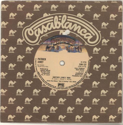 Patrick Juvet Another Lonely Man 7" vinyl single (7 inch record / 45) UK JUV07AN692515